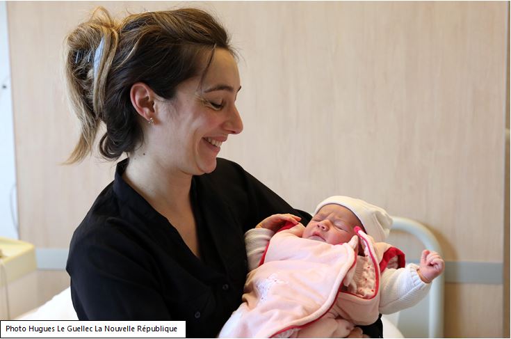 Le premier bébé né en Indre-et-loire en 2019 est né au Pôle Santé Léonard de Vinci